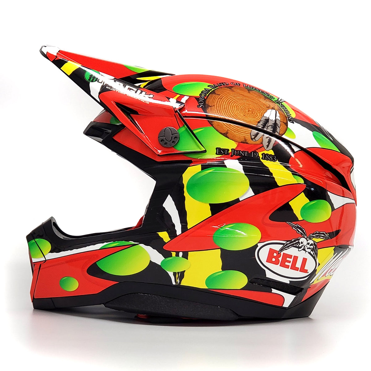 90s Moto Helmet Graphic Kit Magik Graphics