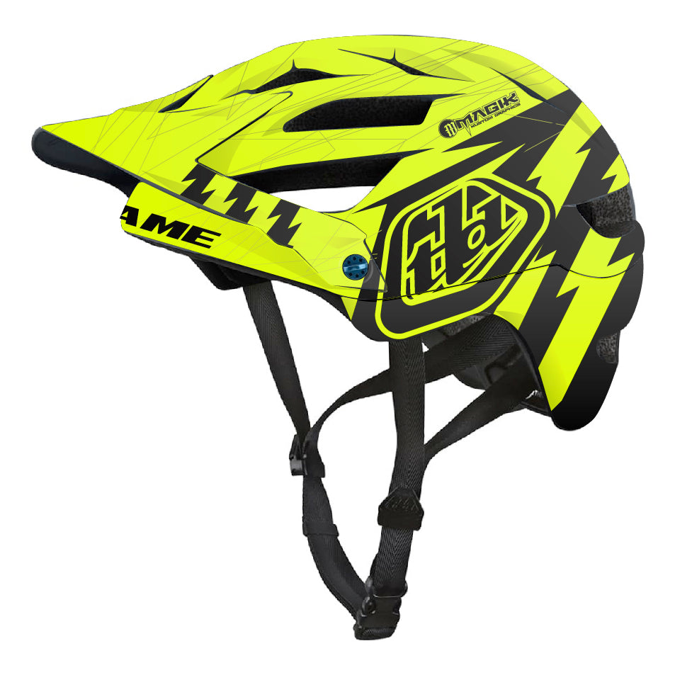 bike graphics helmet wrap Streamline Bike Helmet Wrap – Magik Graphics
