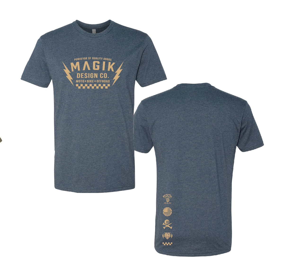 Crew Navy Tee – Magik Graphics