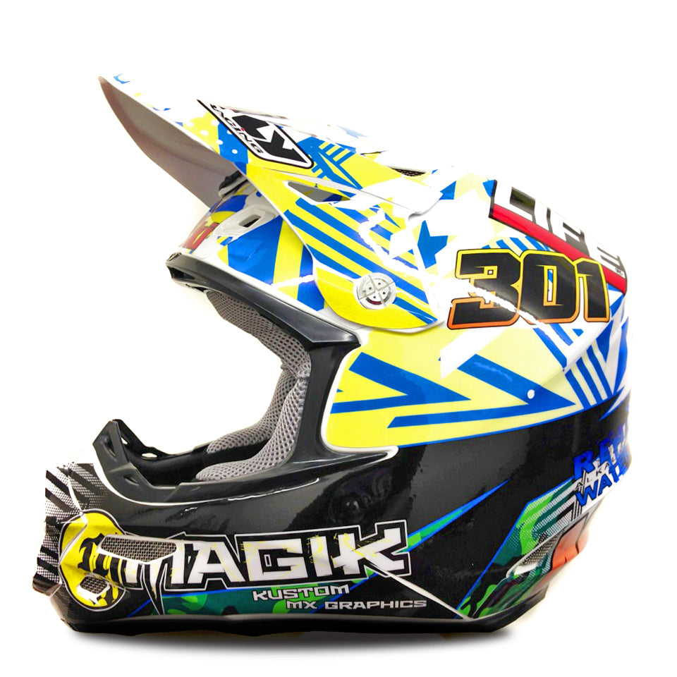 Guerrilla Graphics Guerrilla Warfare Helmet Graphic Kit – Magik Graphics