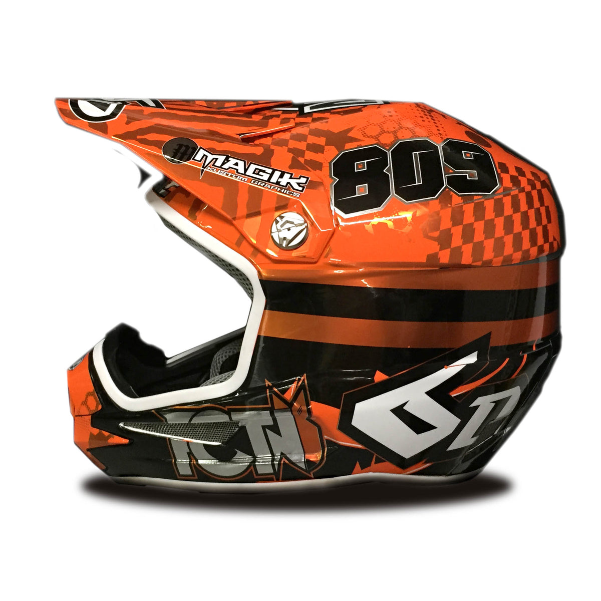 Slurry Helmet Graphic Kit – Magik Graphics